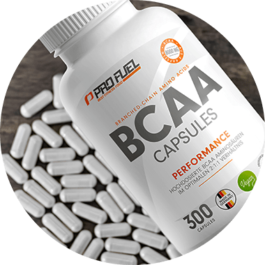 BCAA Kapseln mit veganen BCAA Aminosäuren - für Muskelaufbau & Diät