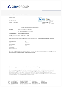 Biotin Komplex - hochdosierte Biotin-Tabletten mit Zink & Selen - Analyse-Zertifikat