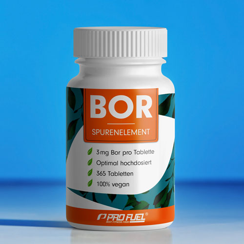 Bor-Tabletten optimal hochdosiert mit 3 mg Borax - Test-Sieger