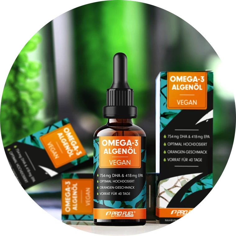 Omega-3 Algenöl mit DHA & EPA als Fischöl-Alternative
