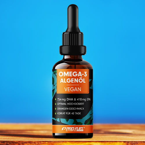 Omega-3 Algenöl - mit Omega-3 DHA EPA in vegan - Test-Sieger 2022