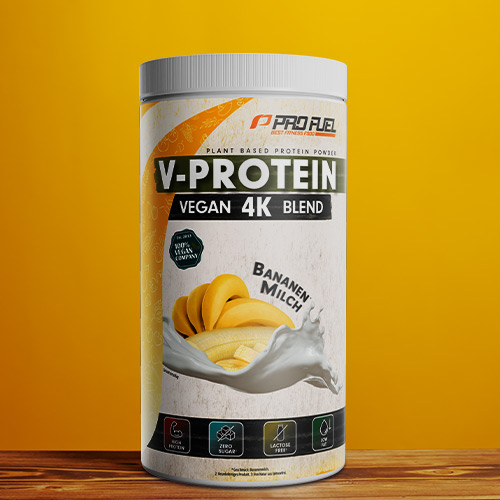 Veganes Protein-Pulver - Protein vegan Bananenmilch