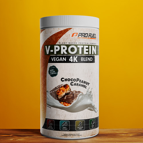 Veganes Protein-Pulver - Protein vegan Choco Peanut Caramel