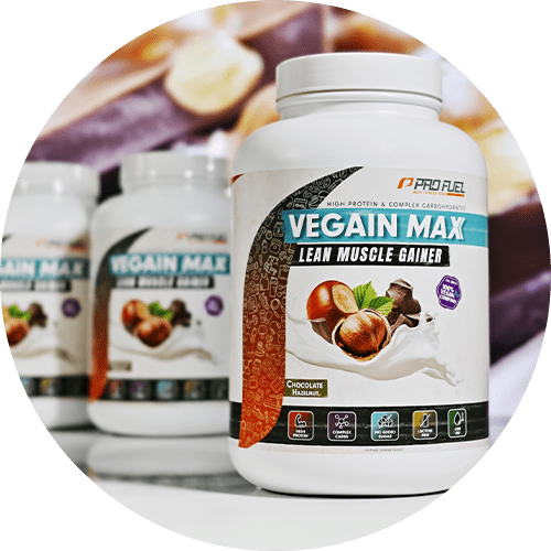 veganer Weight Gainer / Mass Gainer als Masse-Shake zum Muskelaufbau