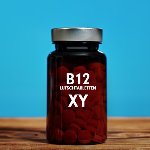 Vitamin B12 Lutschtabletten mit 500 µg Methylcobalamin, Adenosylcobalamin & Hydroxocobalamin - bioaktiv hochdosiert