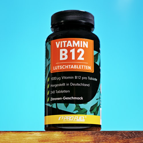 Vitamin B12 Lutschtabletten Orange mit 1000 µg Methylcobalamin - bioaktiv hochdosiert