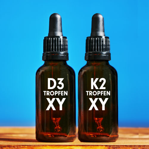 Vitamin D3 + Vitamin K2 Tropfen vegan hochdosiert Test-Vergleich