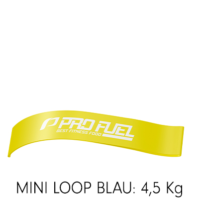 MINI LOOP Fitnessband | Gelb | Zugkraft 6,8 kg