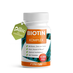 Biotin Komplex mit Biotin + Zink + Selen - optimal...