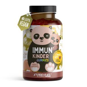 Vitamin-Gummibärchen - Immun Kinder Gummies mit Erdbeer-Geschmack