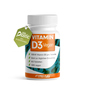 Vitamin D3 Vegan - 1000 IE veganes Vitamin D3 pro Tag