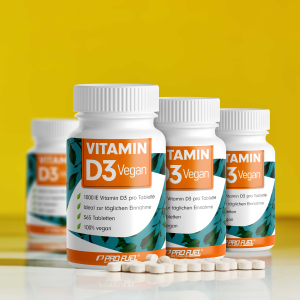 Vitamin D3 Vegan - 365 Tabletten mit 1000 IE veganem Vitamin D3