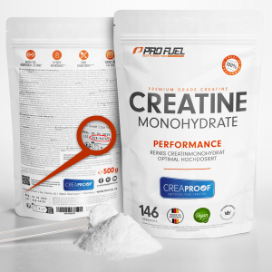 Creaproof® Creatin Monohydrat im Vorratspack mit 500g Creatin-Pulver
