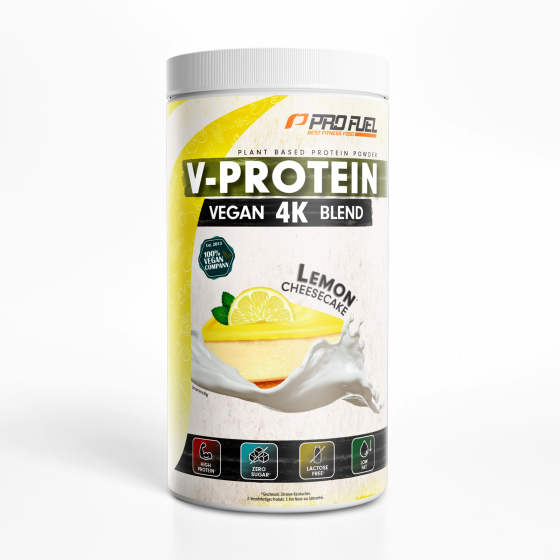 V-PROTEIN | vegan 4K Blend | Lemon Cheesecake