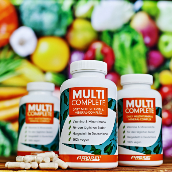 Multi Vitamin - Multi-Mineral Komplex - Vitamin Kapseln vegan