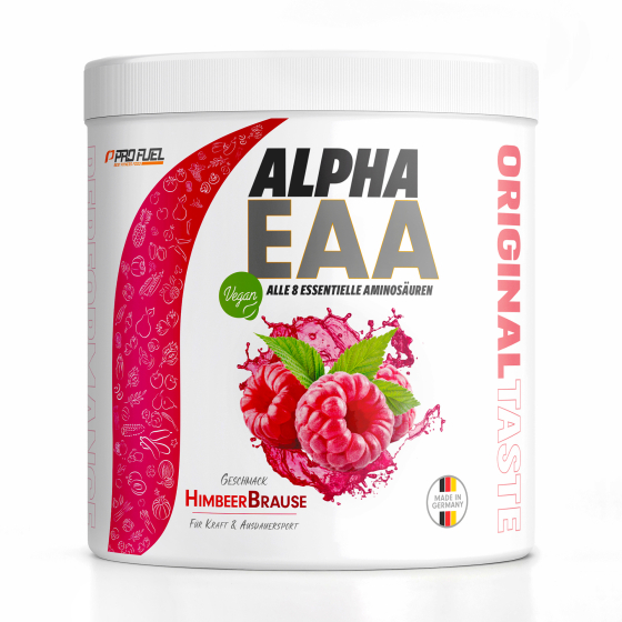 ALPHA.EAA | 8 essentielle Aminosäuren | Himbeer Brause