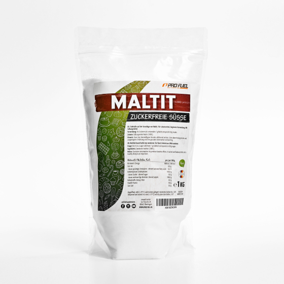 Maltit 1kg Zuckerersatz-Stoff als Zucker-Alternative (zuckerfrei) zum Kochen und Backen