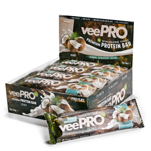vegane Proteinriegel - vegan Eiweissriegel - veePRO Kokosnuss Geschmack