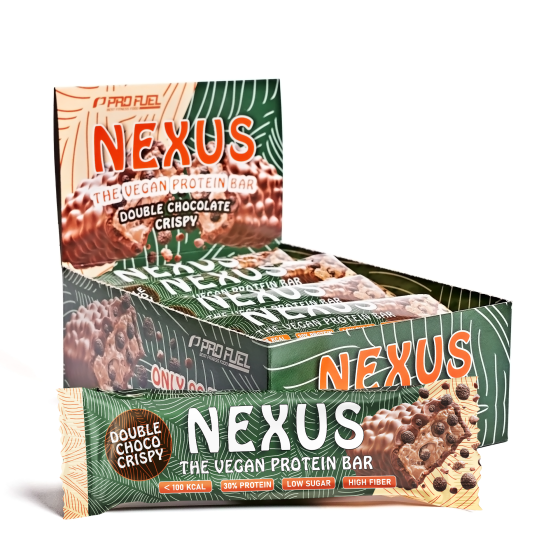 NEXUS Proteinriegel | Double Chocolate Crispy | 12er SparPack