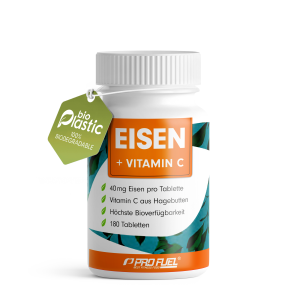 EISEN + natürliches Vitamin C | 180 Tabletten