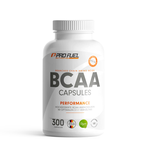 BCAA Kapseln mit 8000 mg BCAA pro Tag - 100% vegan - hochdosiert - ohne Zusätze
