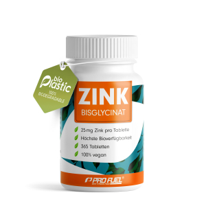 Zink-Tabletten mit Zink-Bisglycinat - 25 mg Zink...