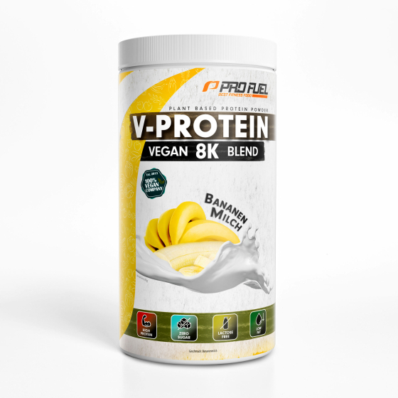 V-PROTEIN | vegan 8K Blend | Bananenmilch