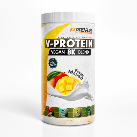V-PROTEIN | vegan 8K Blend | Fresh Mango