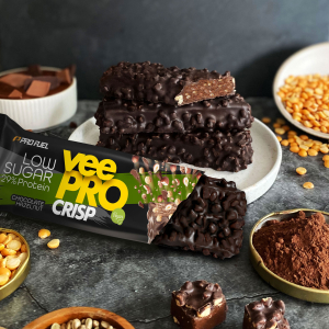 veePRO CRISP | veganer Proteinriegel | Chocolate Hazelnut